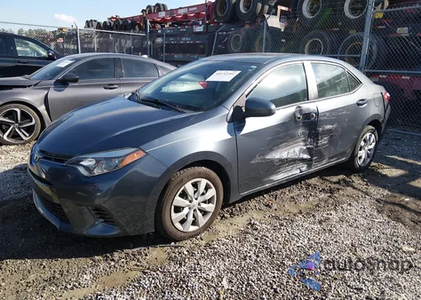 2016 Toyota Corolla Le from USA, damaged, VIN 2T1BURHE9GC732273
